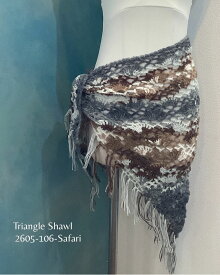 三角ショール　Safari tri-shawl-2605-106-safari