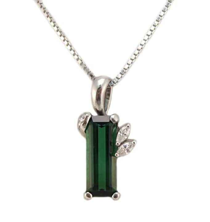 楽天市場】プラチナ グリーントルマリン ペンダント : Jewellery SHIBATA
