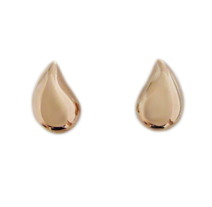 楽天市場】ピンクゴールド ティアドロップ ピアス : Jewellery SHIBATA