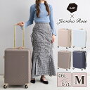 【 SALE！ 】 スーツケース ジュエルナローズ HaNT コラボ レディース Mサイズ 06822 エキスパンド TSAロック キャスターストッパー ストッパー 拡張 かわいい 可愛い ハント キャリーケース 修学旅行 出張 3泊 4泊 エース ベージュ