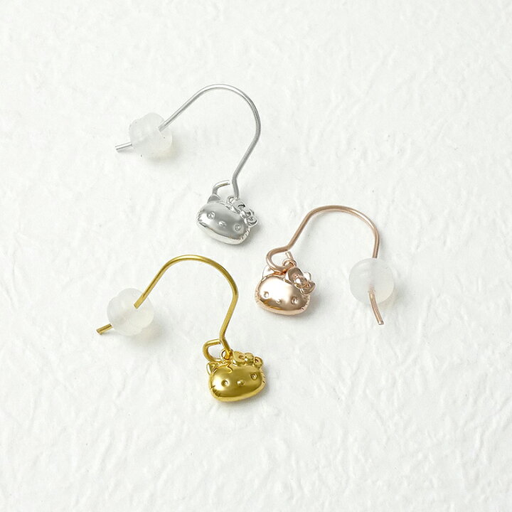 楽天市場】【 ハローキティ 】 アレルギー 対応 ピアス 大人 かわいい 
