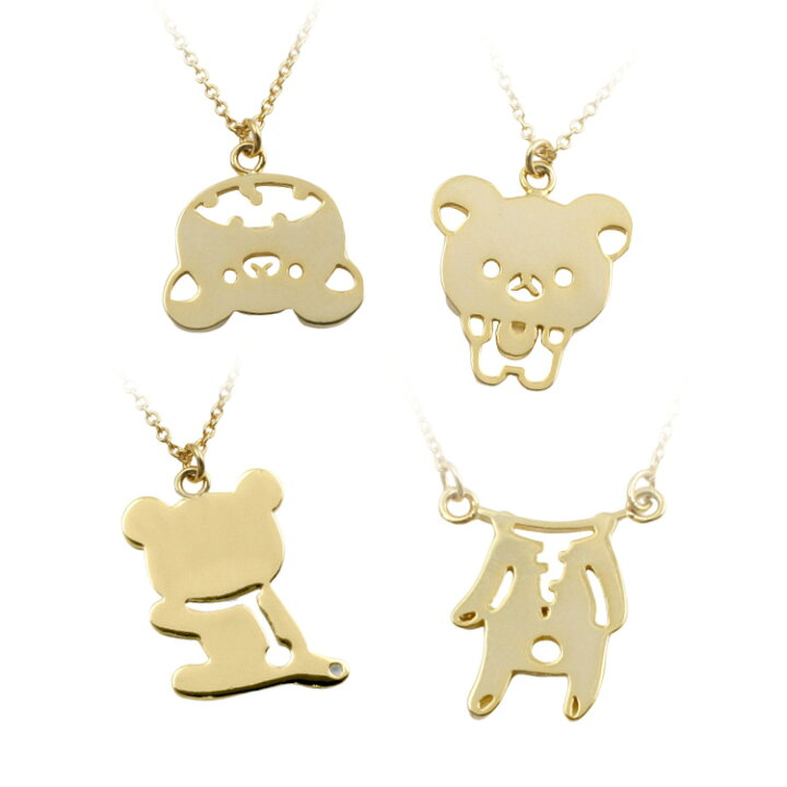 楽天市場 リラックマ 5108 ネックレス 大人 グッズ コトバ レディースジュエリー アクセサリー プレゼント ギフト 誕生日 記念日 女性 彼女 公式ライセンスアクセ専門店j Plus