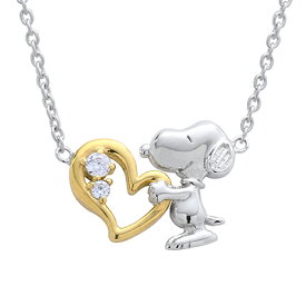 スヌーピー オープンハート HUG ペンダント キャラクター 大人 グッズ 誕生日プレゼント プレゼント ギフト ラッピング おすすめ 女性 レディース ジュエリー