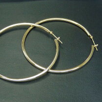 楽天市場】フープピアス 50mmの通販