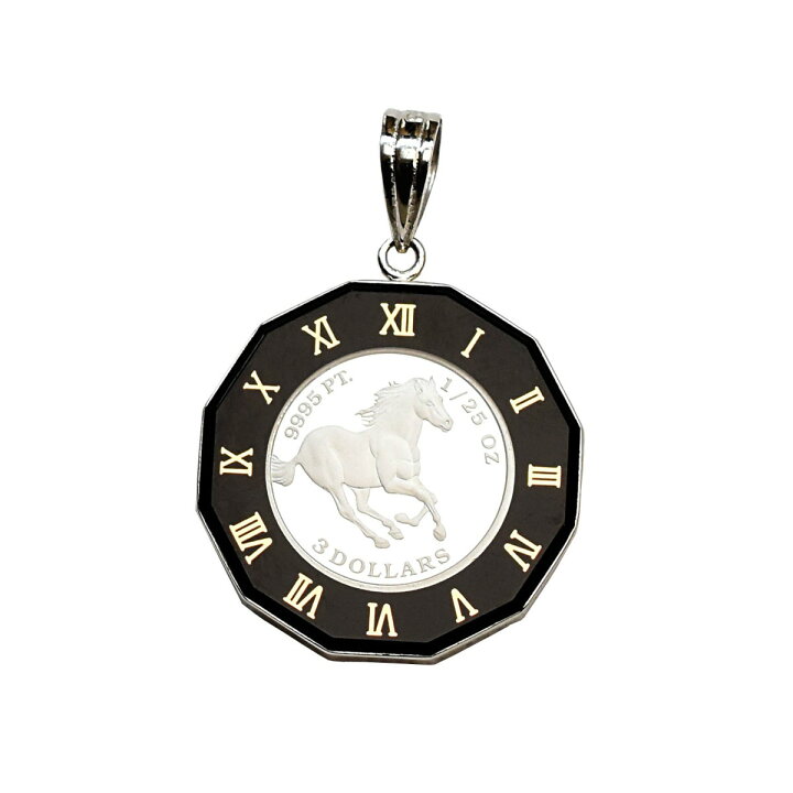 楽天市場】ツバル/ホースコイン Pt999.5（純プラチナ）1/25オンス  