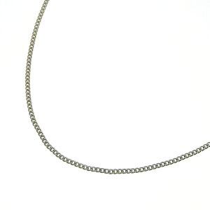 �약�`�F�[���l�b�N���X Pt850 �v���`�i 2�ʃJ�b�g 0.45�� ��1.50mm ����40cm ��4.6g �L�w�C �`�F�[�� �i�����ǌ���}�[�N������j