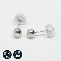楽天市場】k14wg 丸玉ピアス 4mmの通販