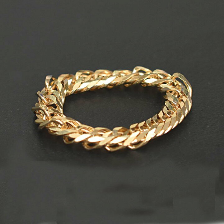 楽天市場】K18 18金 トリプル 12面トリプル 喜平 リング 11号 リング幅  