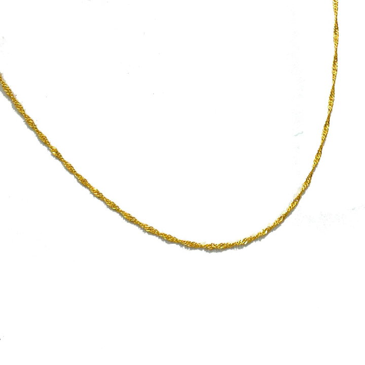 楽天市場】純金 ネックレス スクリュー チェーン 42cm 1.8mm 造幣局 