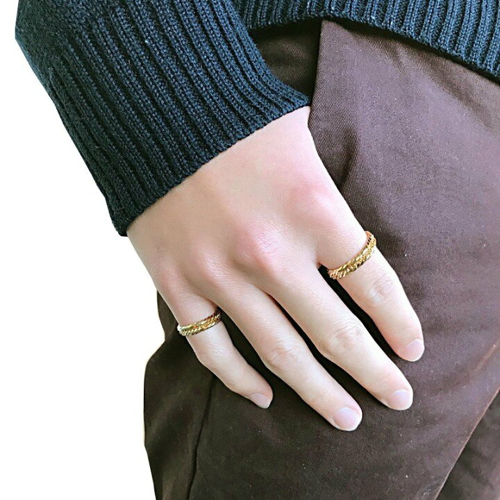 楽天市場】K18 18金 トリプル 12面トリプル 喜平 リング 9号 リング幅  