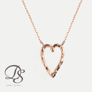 ピンクゴールド ネックレスハート レディース 18金 18k PG プレゼント DEVAS ディーヴァス