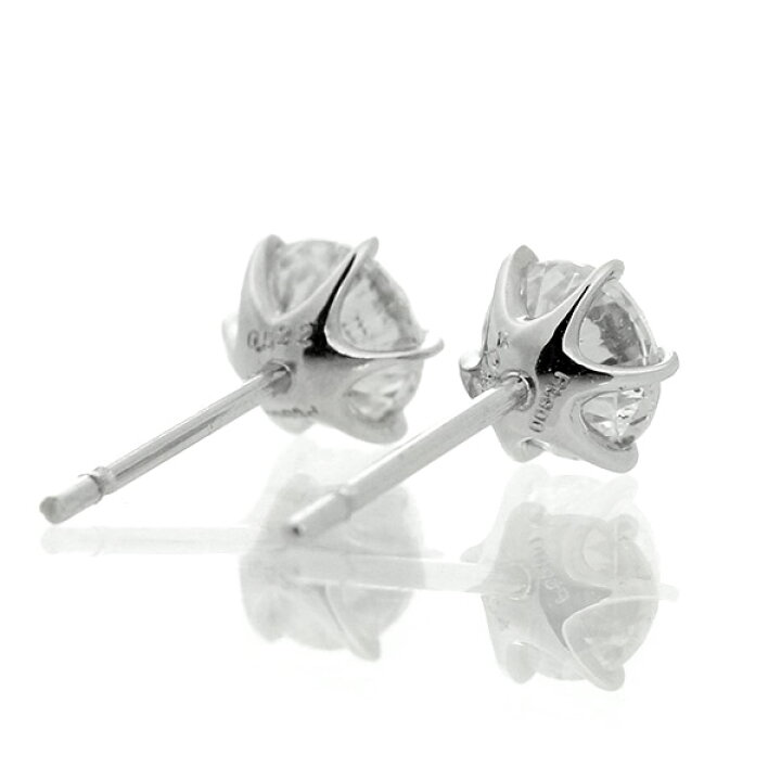 楽天市場】ダイヤモンド ピアス1.0ct 0.5×0.5ct Pt900 プラチナ ハート 