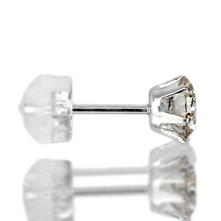 楽天市場】1カラット 天然ダイヤモンド ピアス 一粒 1.0ct プラチナ 