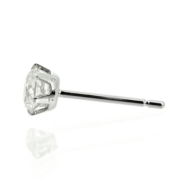 楽天市場】ダイヤモンド ピアス 一粒 0.6ct プラチナ Pt900 6本爪 0.3 