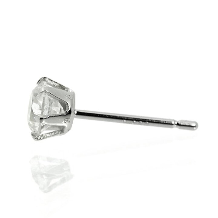 楽天市場】ダイヤモンド ピアス 一粒 0.7ct プラチナ Pt900 6本爪 0.35 