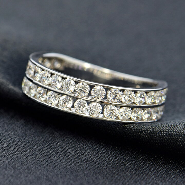 楽天市場】ダイヤモンド リング エタニティ ハーフエタニティ 1.0ct 