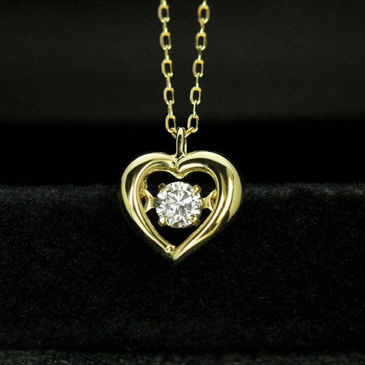 楽天市場】ダンシングストーン ダイヤモンド ネックレス 0.1ct K18 