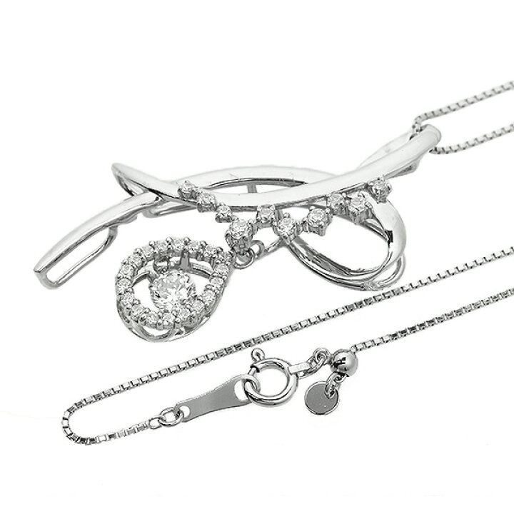 楽天市場】ダンシングストーン ダイヤモンド ネックレス 0.5ct 