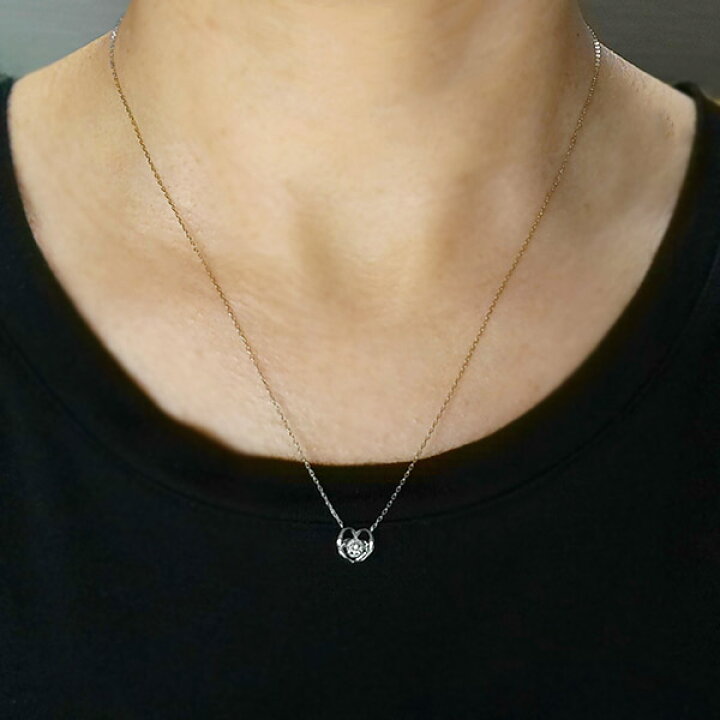 楽天市場】ダンシングストーン ダイヤモンド ネックレス 0.2ct 