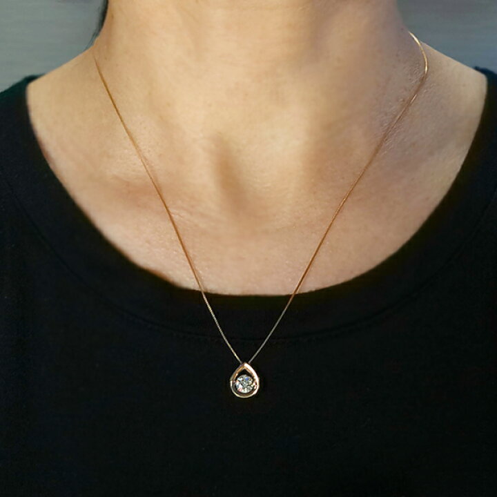 楽天市場】ダンシングストーン ダイヤモンド ネックレス 0.5ct K18 