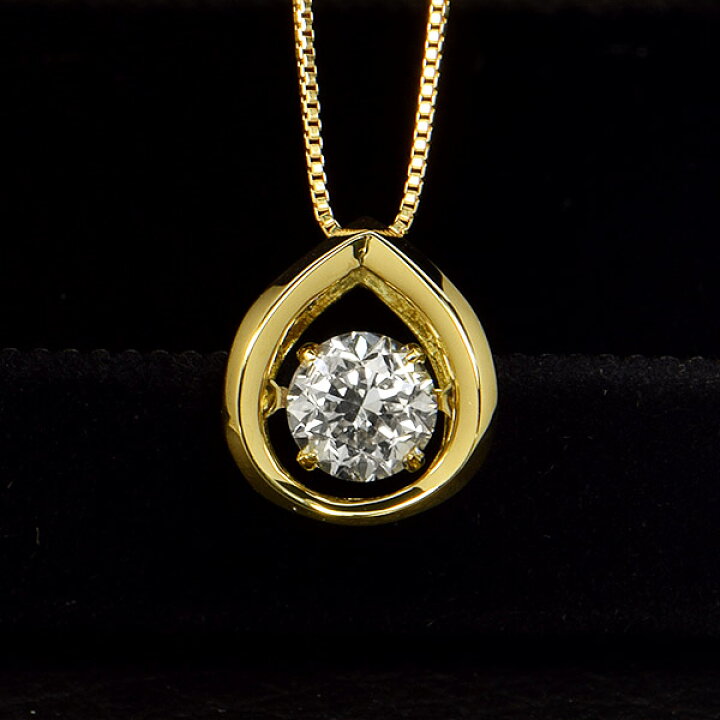 楽天市場】ダンシングストーン ダイヤモンド ネックレス 0.5ct K18 