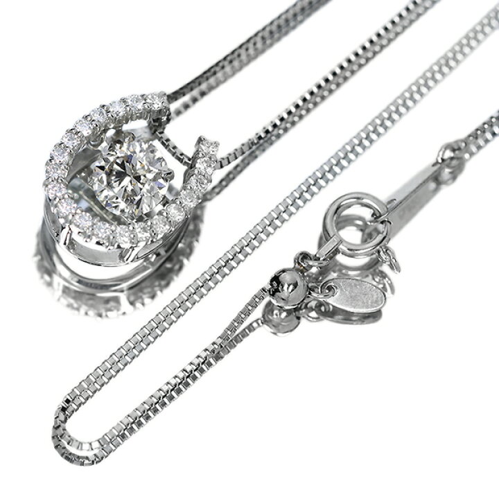 楽天市場】0.9ct ダンシングストーン ダイヤモンド ネックレス 