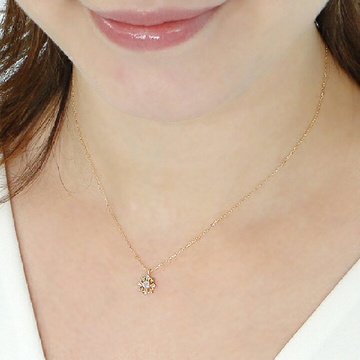 楽天市場】K18YG ダイヤモンド ネックレス【0.15ct】【送料無料】【代 