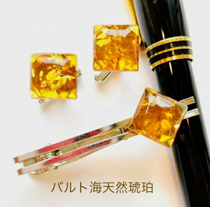 楽天市場】【天然琥珀】【メンズ】【琥珀3点セット】【琥珀 ネクタイ 