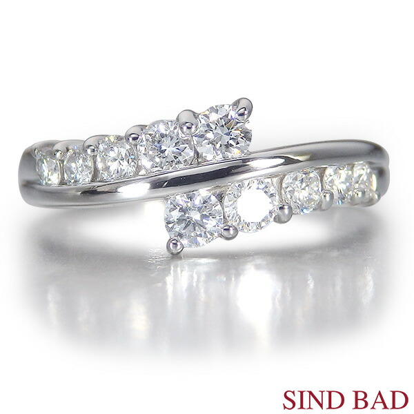 ブランド品 こんなに輝くダイヤモンド見たことない 休日 結婚10周年の記念にも贈れるダイヤモンドのリング スイート10ダイヤ ダイヤモンド 指輪 誕生日 プレゼント 0.5ct プラチナ リング