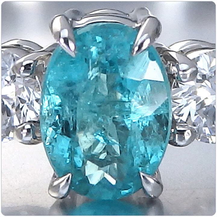 楽天市場】パライバトルマリン 指輪 プラチナ リング 0.298ct