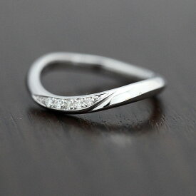 結婚指輪 PT100 (プラチナ10％) レディース リング ダイヤ 0.05ct マリッジリング 短納期 ギフト プレゼント クリスマス 彼女