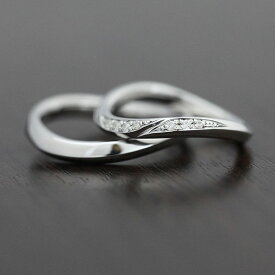 結婚指輪 ペアリング PT100 (プラチナ10％) ダイヤ 0.07ct マリッジリング 短納期 ギフト プレゼント ホワイトデー 彼女