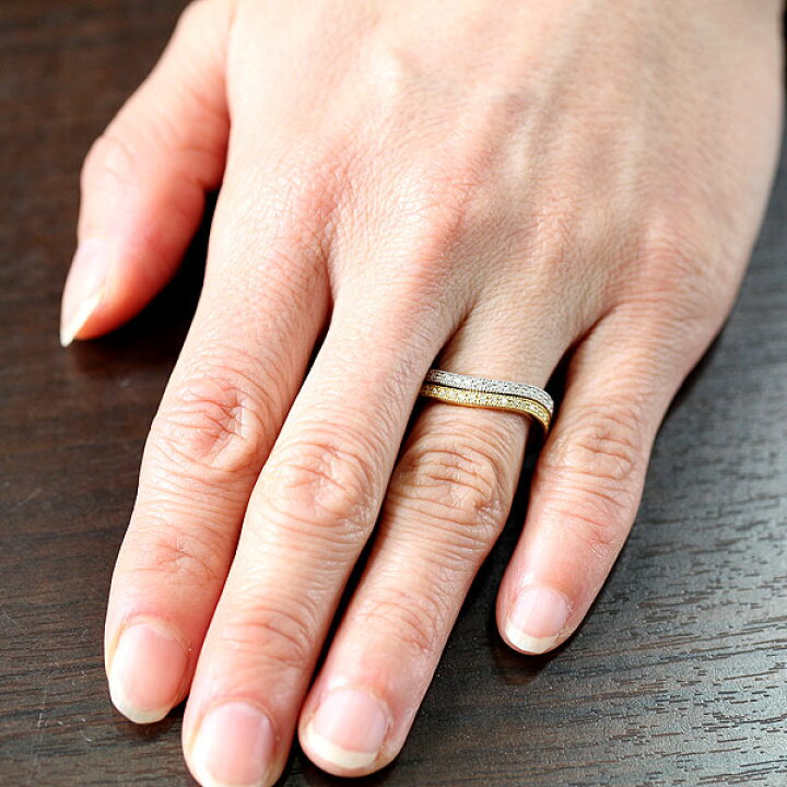 楽天市場】結婚指輪 ペアリング プラチナ PT900 K18YG ハーフ 
