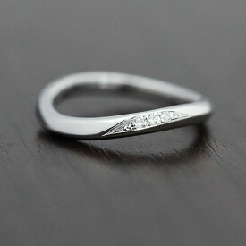 PT100 (プラチナ10％) 結婚指輪 リング ダイヤモンド 0.03ct レディース 短納期 リング ギフト プレゼント クリスマス 彼女
