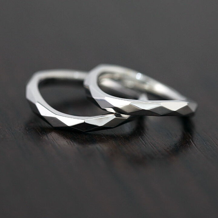 楽天市場】結婚指輪 ペアリング K18WG マリッジリング ホワイト 