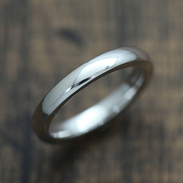 楽天市場】結婚指輪 K18WG シンプル 甲丸リング マリッジリング 