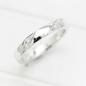 結婚指輪 リング プラチナ PT900 ダイヤモンド 0.04ct マリッジリング レディースリング ギフト プレゼント クリスマス 彼女