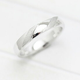 結婚指輪 PT100 (プラチナ10％) メンズ ヘアライン シンプル マリッジリング 記念日 クリスマス 短納期
