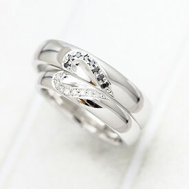 結婚指輪 ペアリング PT100 (プラチナ10％) ダイヤモンド マリッジリング ハート クリスマス 彼女