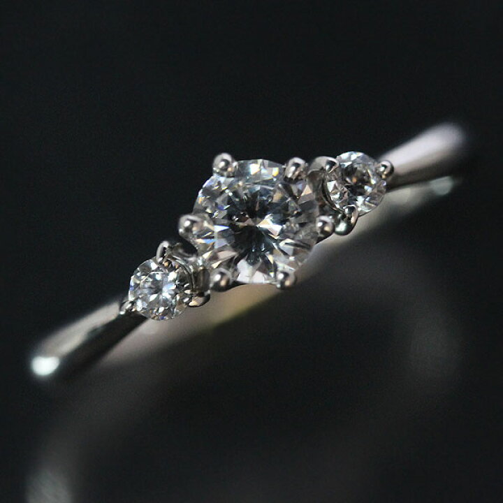楽天市場】婚約指輪 PT900 プラチナリング ティファニー爪 