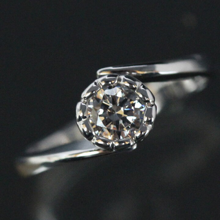 楽天市場】婚約指輪 PT900 プラチナリング 天然ダイヤモンド 【0.3ct 