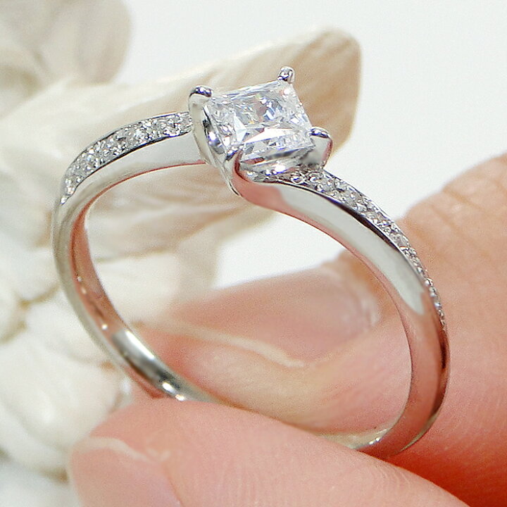 楽天市場】指輪 レディース プラチナ PT900 ダイヤモンド 【0.5ct】 SI
