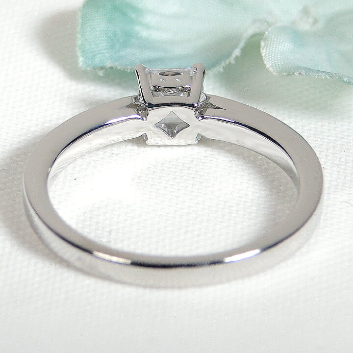 楽天市場】指輪 PT900 プラチナ リング ダイヤモンド 計0.5ct 一粒  