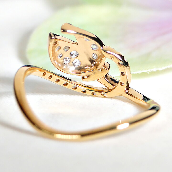 楽天市場】指輪 K18YG イエローゴールド ダイヤモンド 【0.22ct  