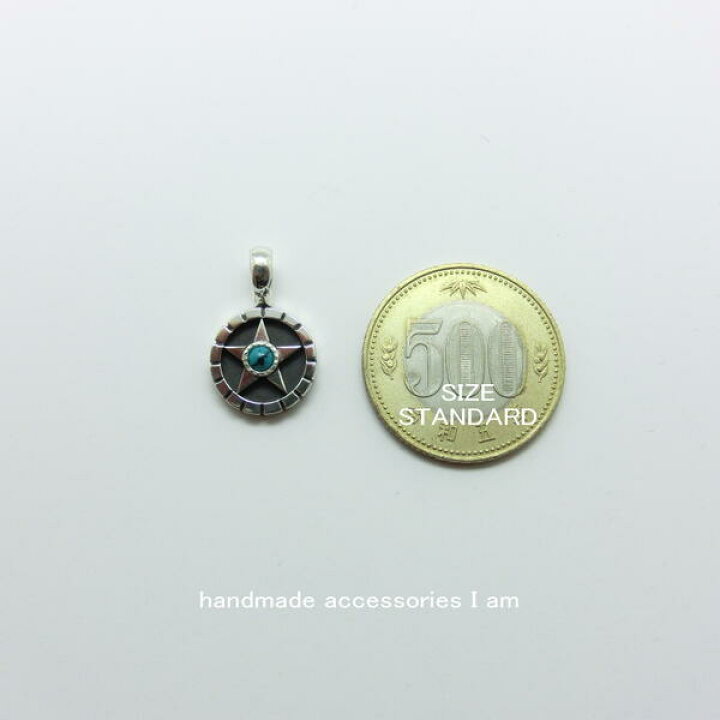 楽天市場】現品 ハンドメイド ターコイズ トルコ石 スターペンダント