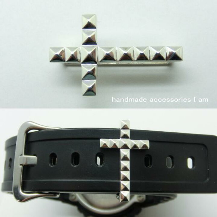 楽天市場】受注生産商品 ウォッチアクセサリー スタッズクロス ベルト 