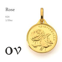 楽天市場】純金 薔薇（ペンダントトップ｜レディースジュエリー 