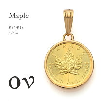 楽天市場】24k ペンダントトップ コイン 1/4の通販