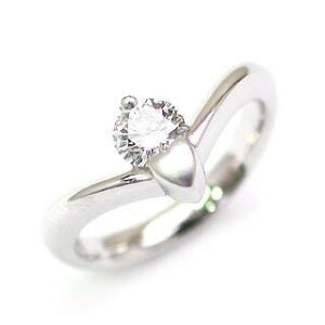 Pt ダイヤモンドデザインリング(婚約指輪・エンゲージリング) ソリティア 一粒 【楽ギフ_包装】 末広 【今だけ代引手数料無料】