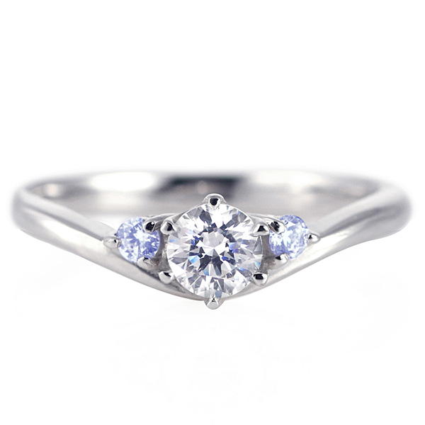 婚約指輪 ダイヤモンド プラチナリング 一粒 大粒 指輪 エンゲージ